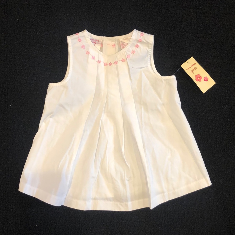 Laura Ashley Summer Top with Floral Details